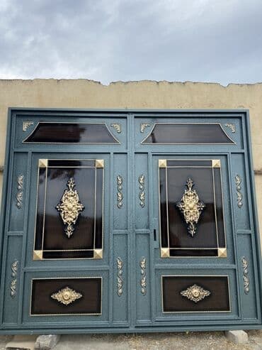 işləmiş dərvazalar: Yeni Dəmir Həyət darvazası, 3 m, Mexaniki, Qapı ilə, rəng - Qara, Kredit var, Ödənişli quraşdırma, Ünvandan götürmə, Ödənişli çatdırılma, Rayonlara çatdırılma — 40