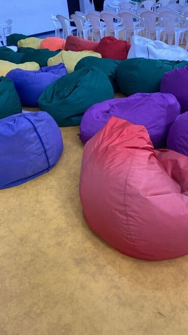 бесформенное кресло: Новый, Пуфик-кресло, Ткань, Нет кредита, Нет доставки — 11