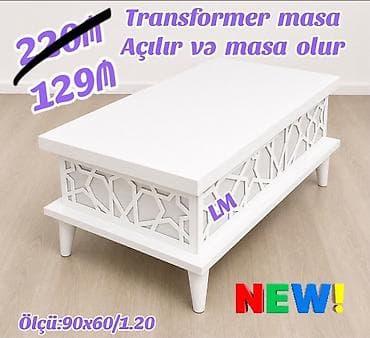 2020 divan modelleri: Düz masa, Transformer, Təkərsiz, Zəmanətsiz — 2