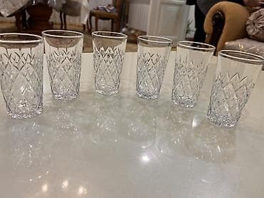 pendir qabi: Stəkanlar, Şüşə, 6 ədədli dəst — 1