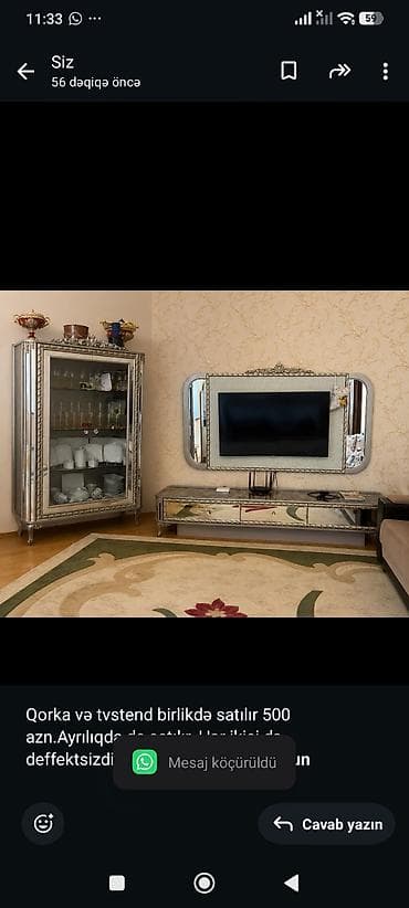 transformator satilir: Qorka və tvstend birlikdə satılır 500 azn.Ayrılıqda da satılır. Hər — 1
