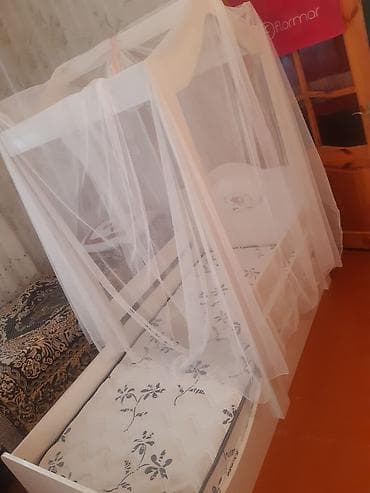uşaq matras: Oğlan və qız üçün, Çarpayı, Matras ilə, Siyirməsiz — 4