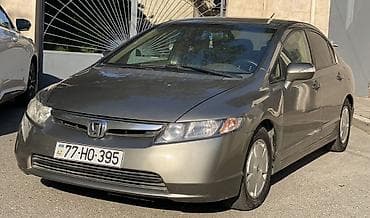 mayback disk: Honda Civic Hybrid sedan - Yanacaq sistemi: Hibrid (benzin + — 2
