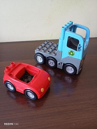 Konstruktorlar: LEGO DUPLO maşınlar dəsti - Brend: LEGO DUPLO - Tərkib: 2 nəqliyyat — 4