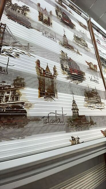 Şəkillər, tablolar: Zebra jalüz pərdə – geniş model seçimi - İki qatlı zebra mexanizmi — 6