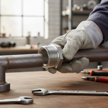 r 15 4 bolt: Metaldan hazırlanmış, altıbucaqlı formaya malik yivli boru — 1