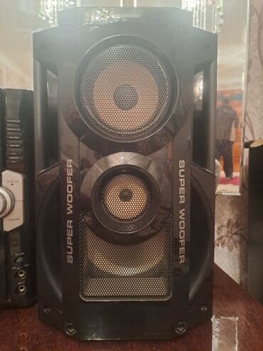 dinamiklər: İşlənmiş Panasonic Kolonka, Növ - Sabvufer, rəng - Qara — 4