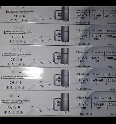 Məhəccərlər: Tənzimlənən baza (Model: KBN-16) – paltaryuyan maşın, soyuducu və — 2