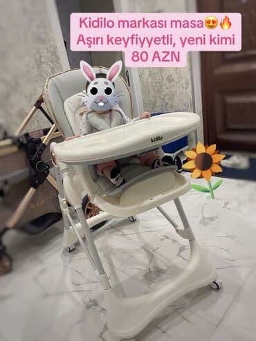 uşaq üçün yemək masasi: Körpə masası satılır🔥 — 1