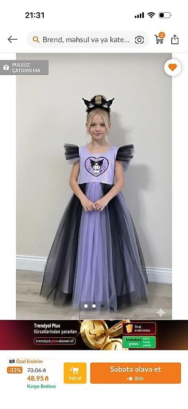 Uşaq geyimi və ayaqqabıları: Yeni alınıb 50 azn bir dəfə geyinilib 35 azn satılır — 2