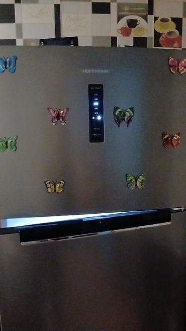 kontakt home smart televizorlar: 2 qapılı Hoffman Soyuducu Satılır, rəng - Gümüşü — 2