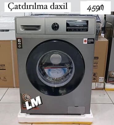 mini paltaryuyan maşın: Paltaryuyan maşın 6 kq, Avtomat, Qurutmasız, Kredit yoxdur — 1