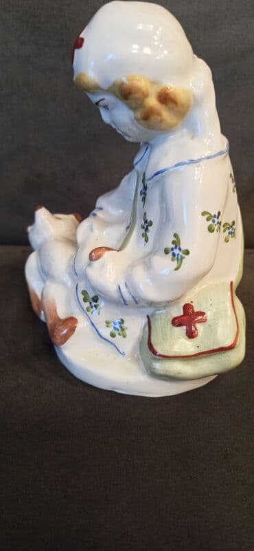 ваза напольная стеклянная высокая без узора: Heykəlcik, 1950 il, SSRİ, Pulsuz çatdırılma — 25