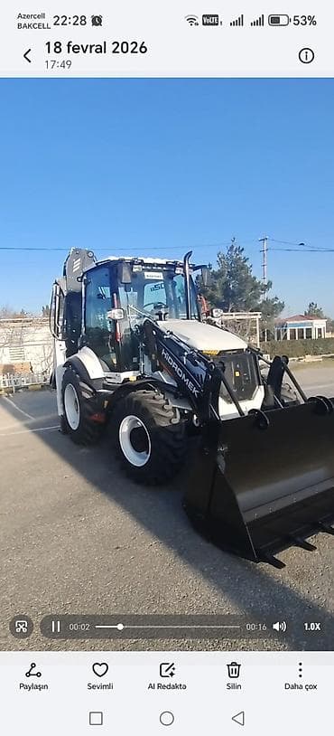 ka 700 traktor satişi: Hidromek bekoloder icarəyə verilir. Bakı ətrafı ərazilərə göndərilir — 2