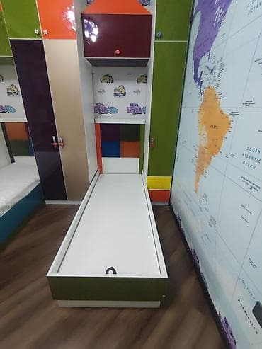 madeyra genc odasi: Oğlan və qız üçün, İşlənmiş, 2 təknəfərlik çarpayı — 7