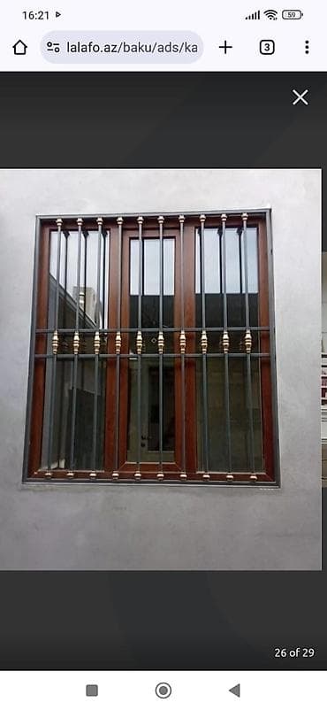 pencere kilidi: Kataloqla hər zövqə uyğun Resotka və Məhəccər sifarişləri qəbul edirik — 4