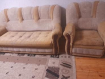 İşlənmiş, Klassik divan, 2 kreslo