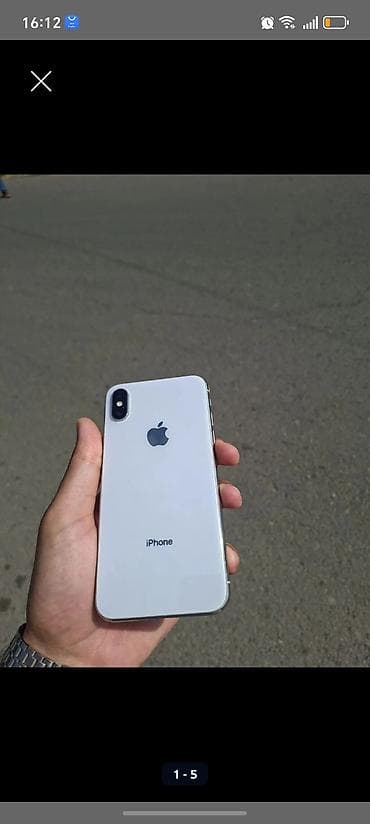 ipone 8 pilus: IPhone X, 64 GB, Gümüşü, Face ID — 1