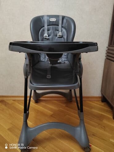 uşaq ucun yemek stolu: Uşaq Yemək Oturacağı – boz rəng - Tənzimlənən yüksəkliyə malik yemək — 6