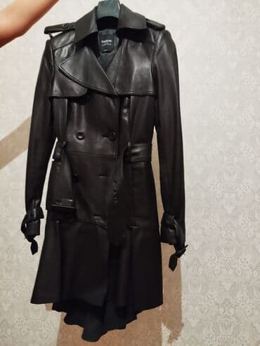 женский плащ новая: Плащ, Bebe, S, цвет - Черный — 2