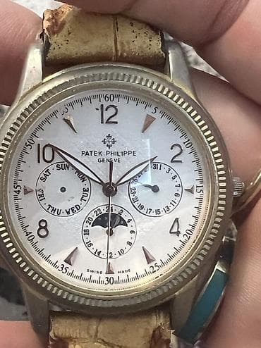 kişi saat: Klassik Saat dəsti, rəng - Qızılı — 4