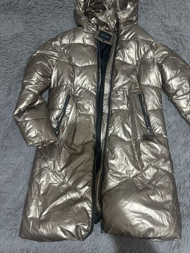 qadın üçün qış dublyonkaları: Palto, Zara, 2XL, rəng - Qara — 3