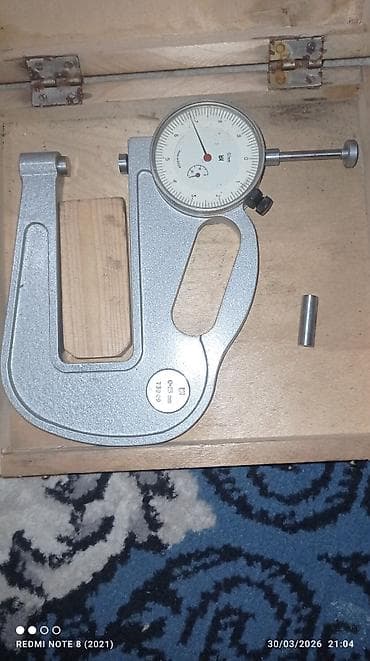 толщиномер баку: Saat göstəricili qalınlıq ölçən (dial indikatorlu mikrometr tipli — 1