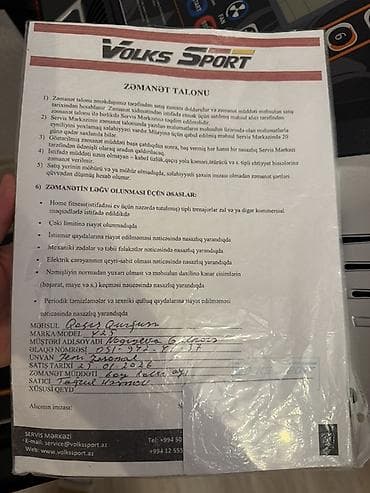 VolksSport qaçış trenajoru – L7.5 (sənədlərdə “L7.5” modeli — 3