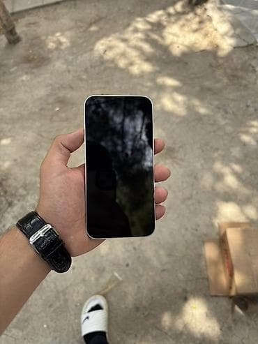 apple telefon: IPhone 13, Ağ, Face ID, Qırıq, Zəmanət — 2