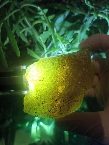 koleksiya: Təbii Yaşıl Şəffaf Daş Satılır – Jade Tipli Nadir Mineral, İşıqda Rəng — 2