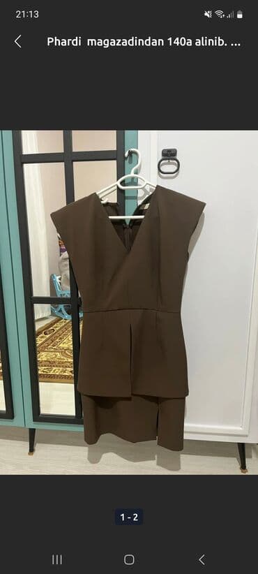 свадебные платья в баку на прокат: Вечернее платье, Мини, Phardi, S — 2