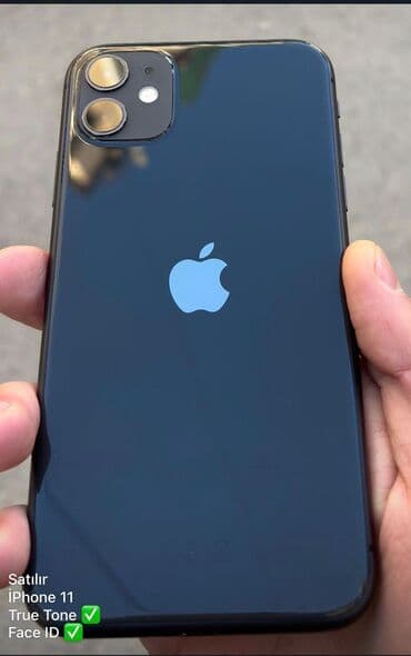 IPhone 11, 128 GB, Qara, Face ID