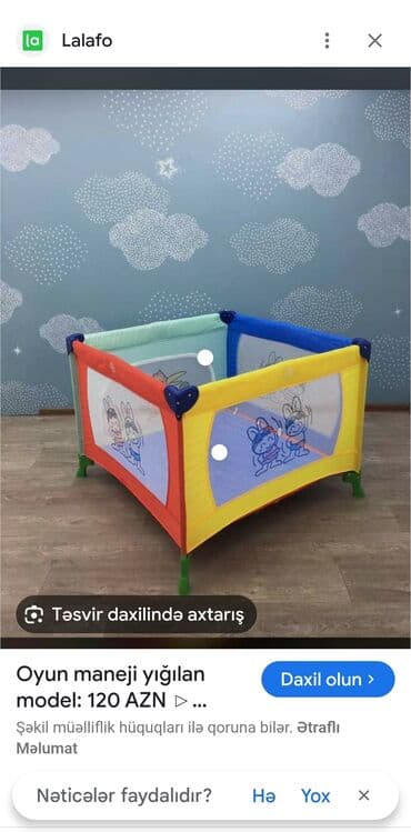 Dörd müxtəlif rəngdə panelləri olan yığıla bilən oyun maneəsi. Hər