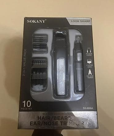 SOKANY SH-666A 2-in-1 baxım dəsti – 10 hissəli Xüsusiyyətlər: - Saç