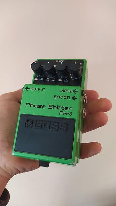 Охота и рыбалка: BOSS PH-3 Phase Shifter gitara pedalı - Rəng: yaşıl, klassik kompakt — 3