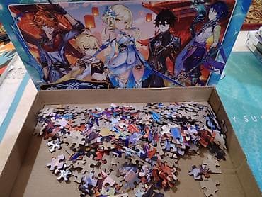 Ovçuluq və balıqçılıq: Genshin Impact puzzle — 1