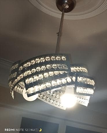 led luster: Çılçıraq, 5 lampa, Metal — 1