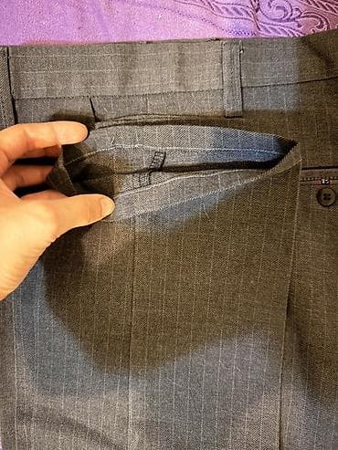 usta geyimi: Klassik Şalvar, Dsquared2, XS, rəng - Boz — 5