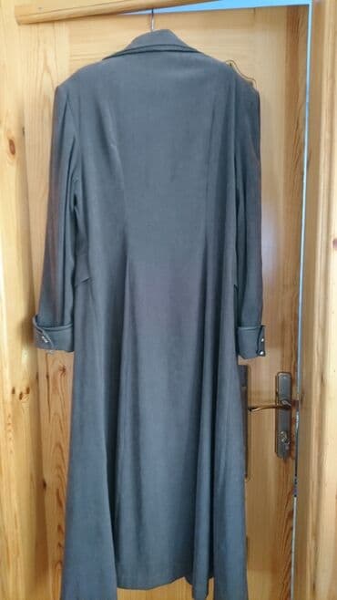 idman ucun jqut: Gadin ucun geyimler, plas drap palto, gisa yun palto — 2