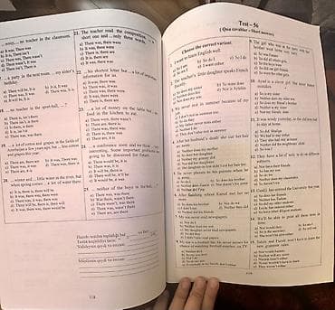 ingilis dili: Tam səliqəlidir istifadə olunmayıb Məhsul: İngilis dili – Test — 4