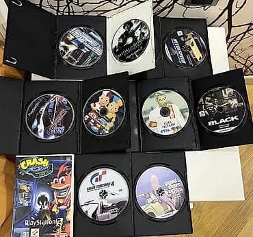ps2 gta: PlayStation 2 Slim satılır. Tam işlək vəziyyətdədir. Komplektə 2 ədəd — 1
