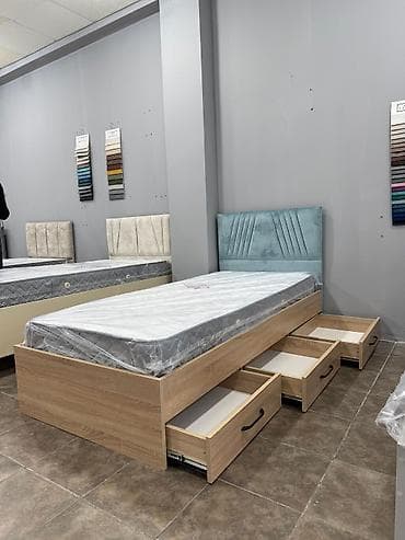 hamam mebel: Yeni, Təknəfərlik çarpayı, Bazasız, Matras ilə, Siyirməli, Azərbaycan — 2