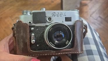silver et ceken: Məhsul: FED-4 mənzərəli plyonka fotoaparatı + orijinal dəri futlyar — 1