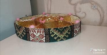 dis tortu: Tort və şiriniyyat qabı, rəng - Yaşıl — 2