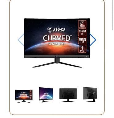 MSI G27C4X 27" Curved Gaming Monitor (9S6-3CA91T-090) - Ekran: 27"