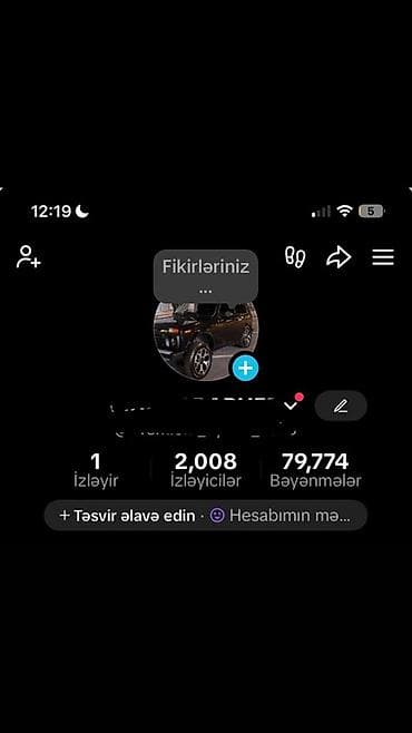 Tiktok hesabı satılır Aktiv səhvədir 500,600 min baxış yıgan ideal