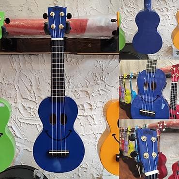 gitara simləri: Ukulele Mahalo U-SMILE BU Simlərin sayı: 4 Üst:Sengon Qol: Jabon Çanta — 1