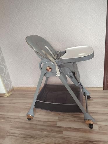 Uşaq dünyası: Uşaq yemək stulu – Kidilo brendi, boz rəng. 50 azn. Sumqayit — 2