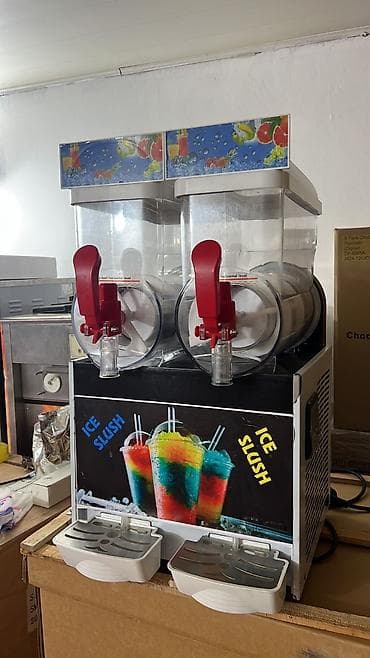 Оборудование для ресторанов, кафе: 3 qablı slashi/soyudulmuş içki aparatı - 3 müstəqil tank: eyni anda 3 — 5