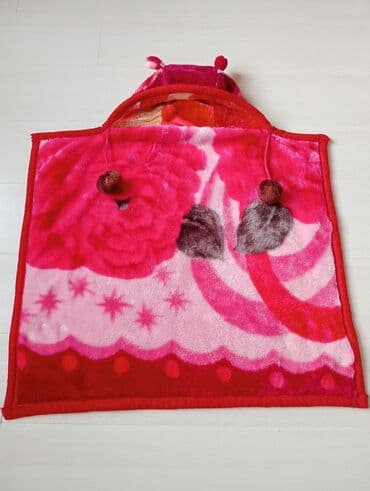 флисовый конверт для новорожденных: Uşaq üçün kapuşonlu balaca yorğan. Ölçüləri eni 0,75sm, uzunluğu — 1